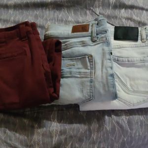 Lot of 3 boys pants 28x30